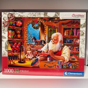 Clemontoni Classic Christmas Collection: Santa's Workshop Puzzle - 1000 Pieces